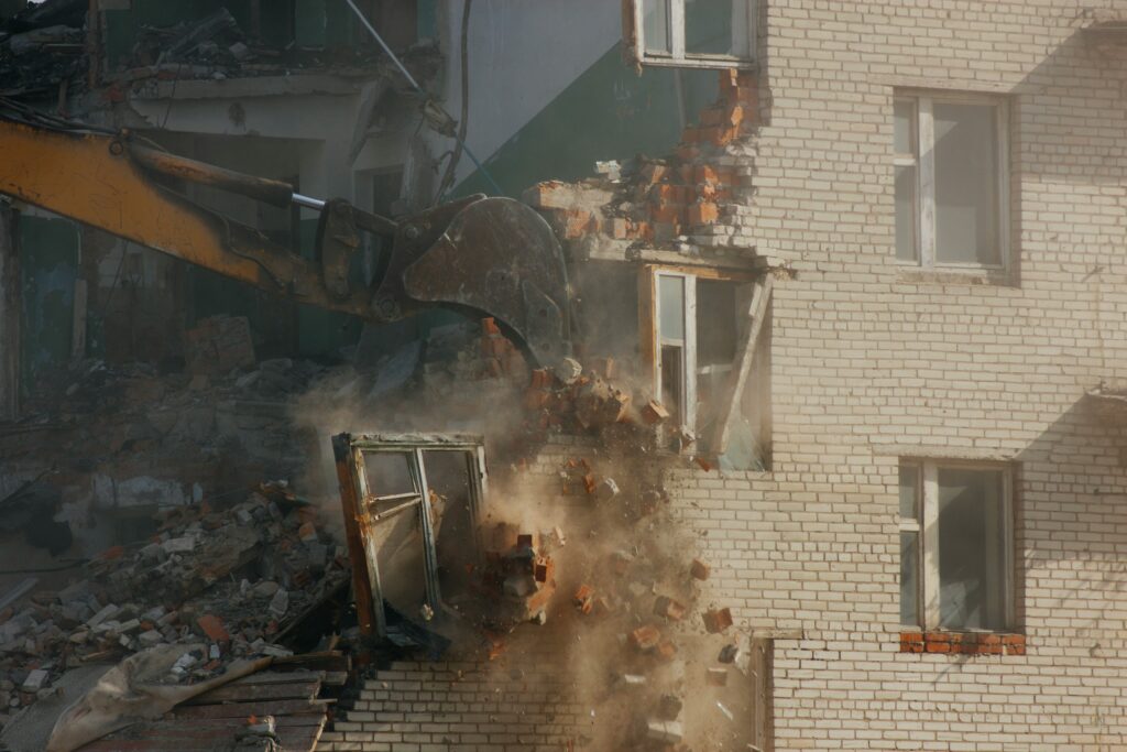 building demolition project